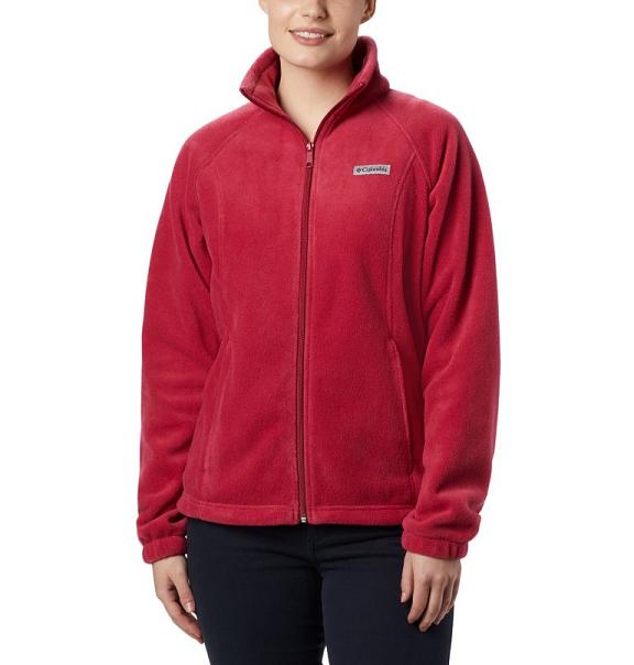 Columbia Benton Springs Fleece Jacket Red For Women's NZ56837 New Zealand